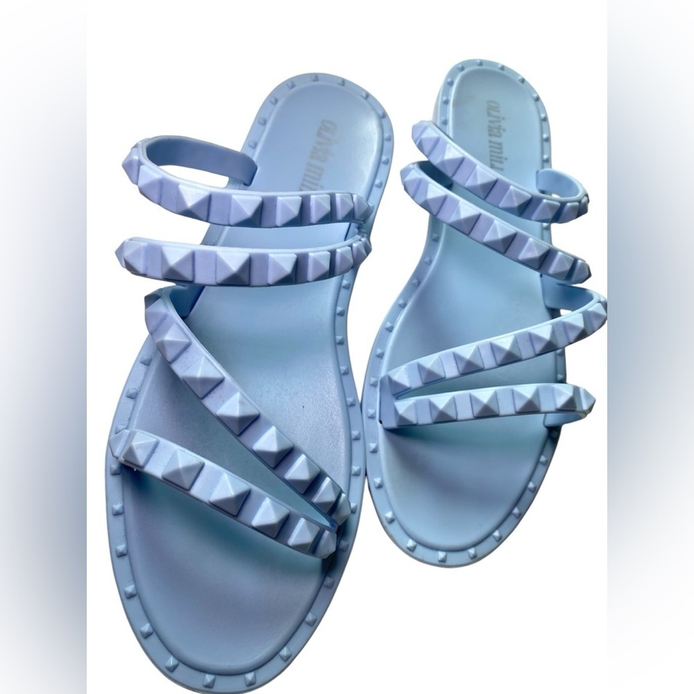 Olivia Miller Blue Sandals - Picture 4 of 12